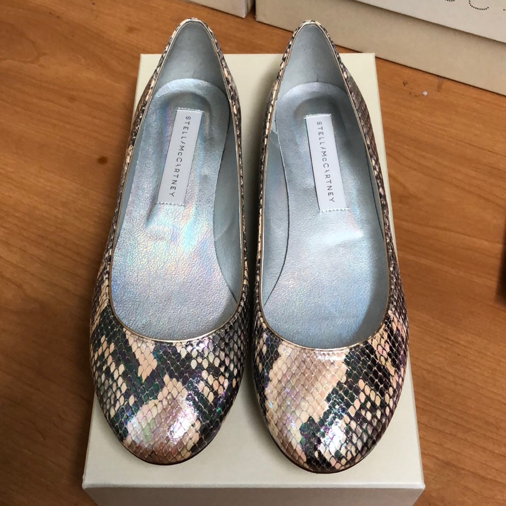 New Stella McCartney Ballet flats iridescent